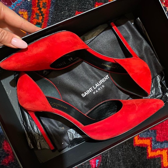 Saint Laurent Suede Pumps - Picture 1 of 5
